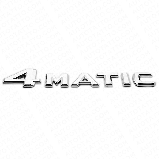 Mercedes-Benz Rear Trunk Emblem Badge - 4 Matic