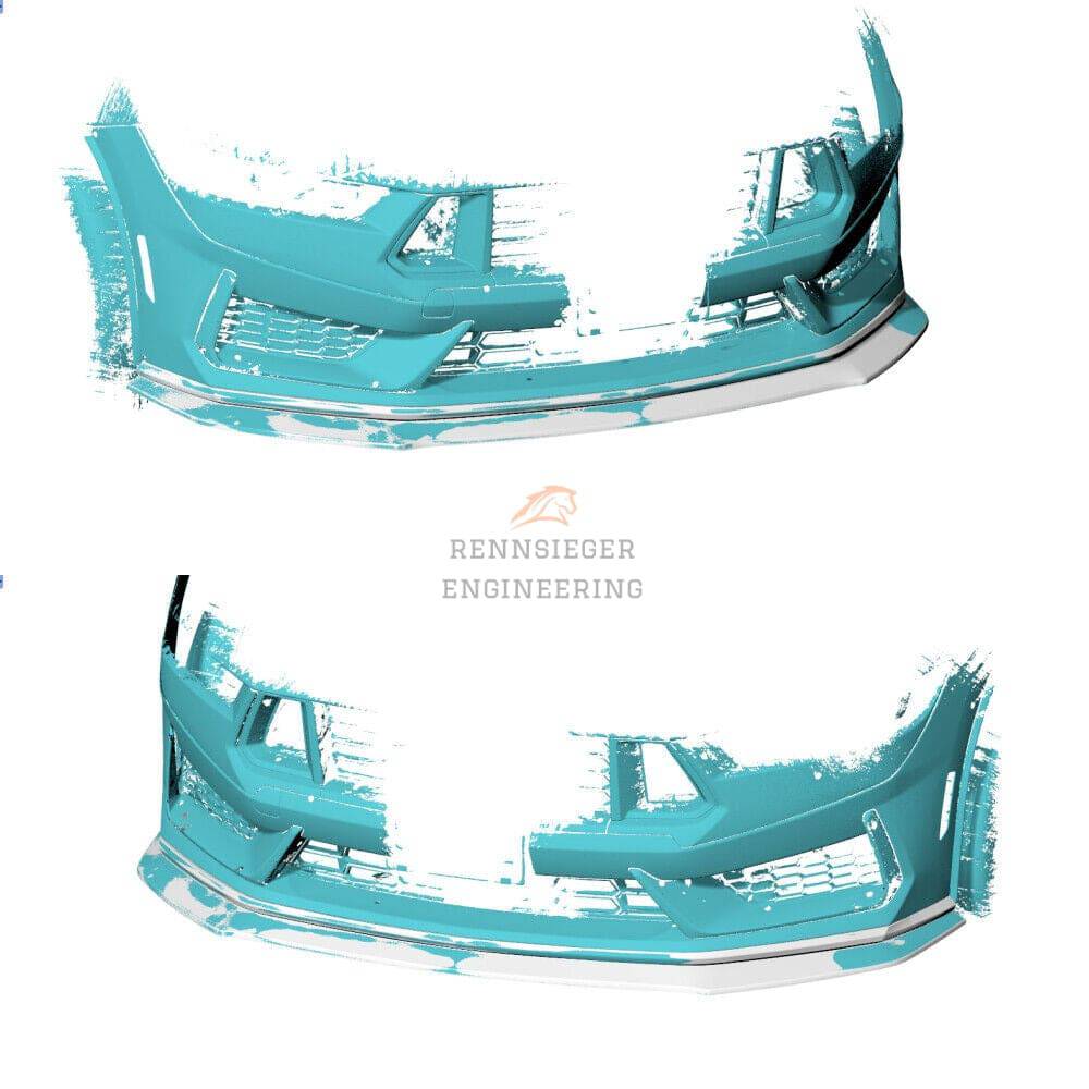 Rennsieger™ | Mustang (S650) | Carbon Fiber Splitter - Rennsieger