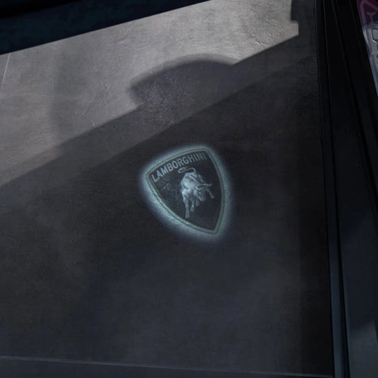 Rennsieger™ Lamborghini High-Res LED Door Lights (Glass)(2pcs) - Rennsieger