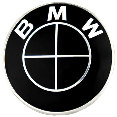 BMW Roundel Emblem - Full Black