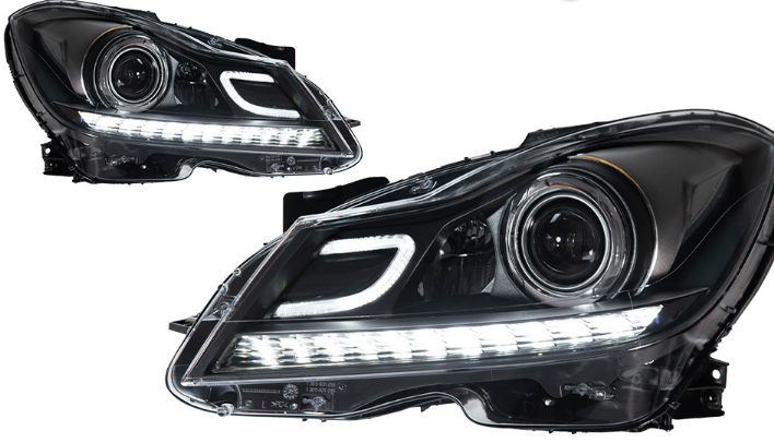 2012-2015 Mercedes-Benz C-Class LED Headlights | W204 Facelift Full Assembly