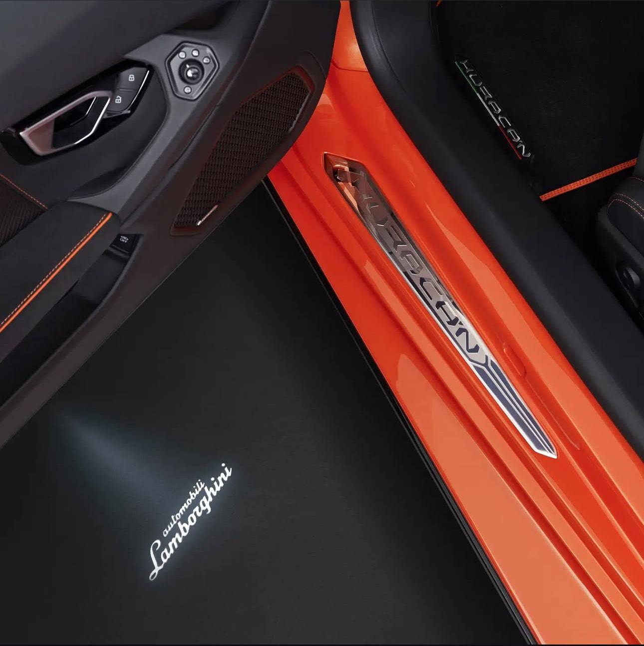 Rennsieger™ Lamborghini High-Res LED Door Lights (Glass)(2pcs) - Rennsieger