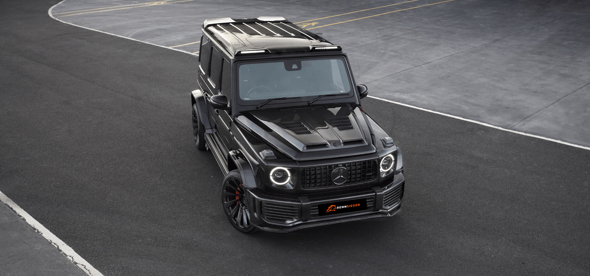 Rennsieger™ | G Class (19- ) | Roof Lights | Carbon Fiber - Rennsieger