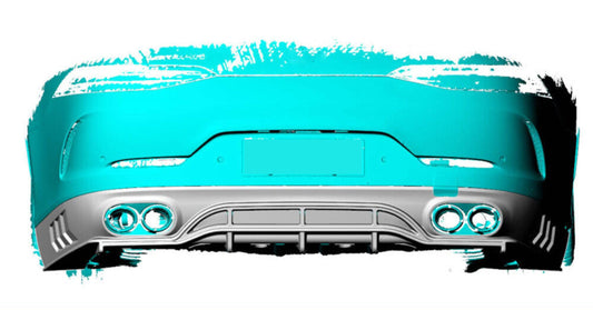 Rennsieger™ | AMG GT 53 (18-20 ) | Rear Bumper Diffuser | Carbon Fiber - Rennsieger