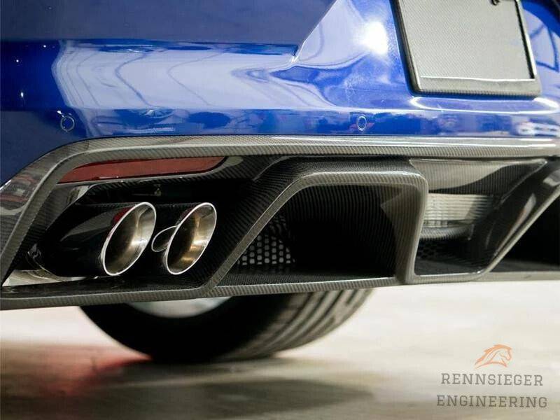 Rennsieger™ | Mustang (S550) | Rear Bumper Diffuser | Carbon Fiber - Rennsieger