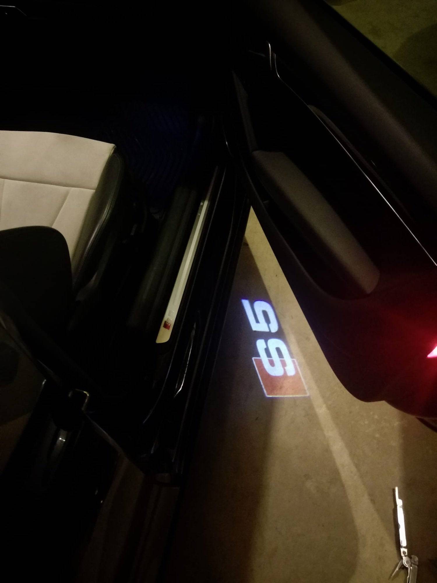 Rennsieger™ Audi High-Res LED Door Lights (Glass)(2pcs) - Rennsieger