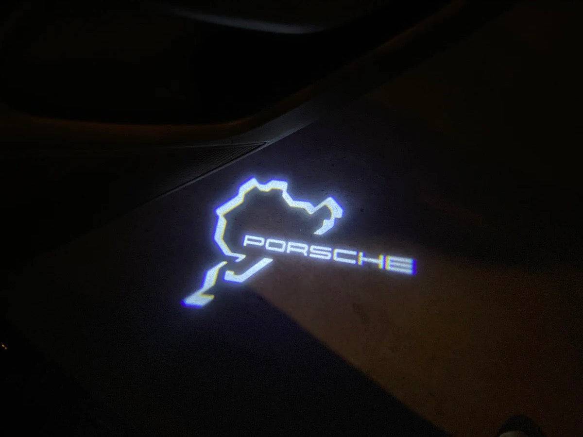 Rennsieger™ Porsche High-Res LED Door Lights (Glass)(2pcs) - Rennsieger
