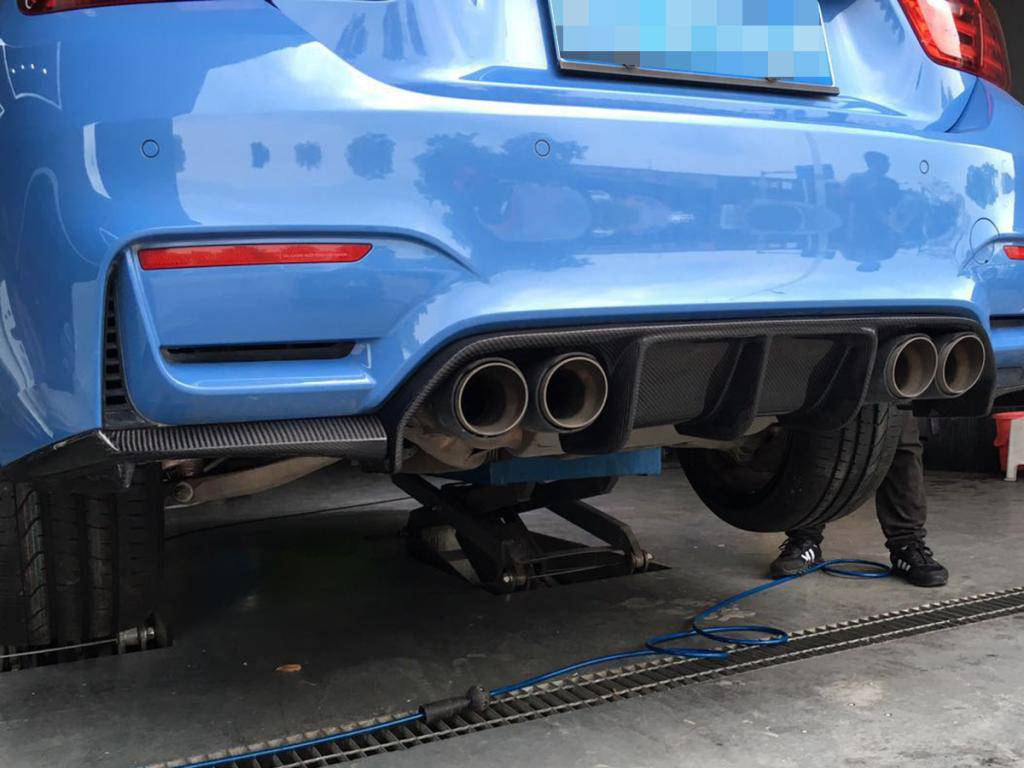 Rennsieger™ | BMW M3 (14-19) | 3-Piece Apex Rear Diffuser | Carbon Fiber - Rennsieger