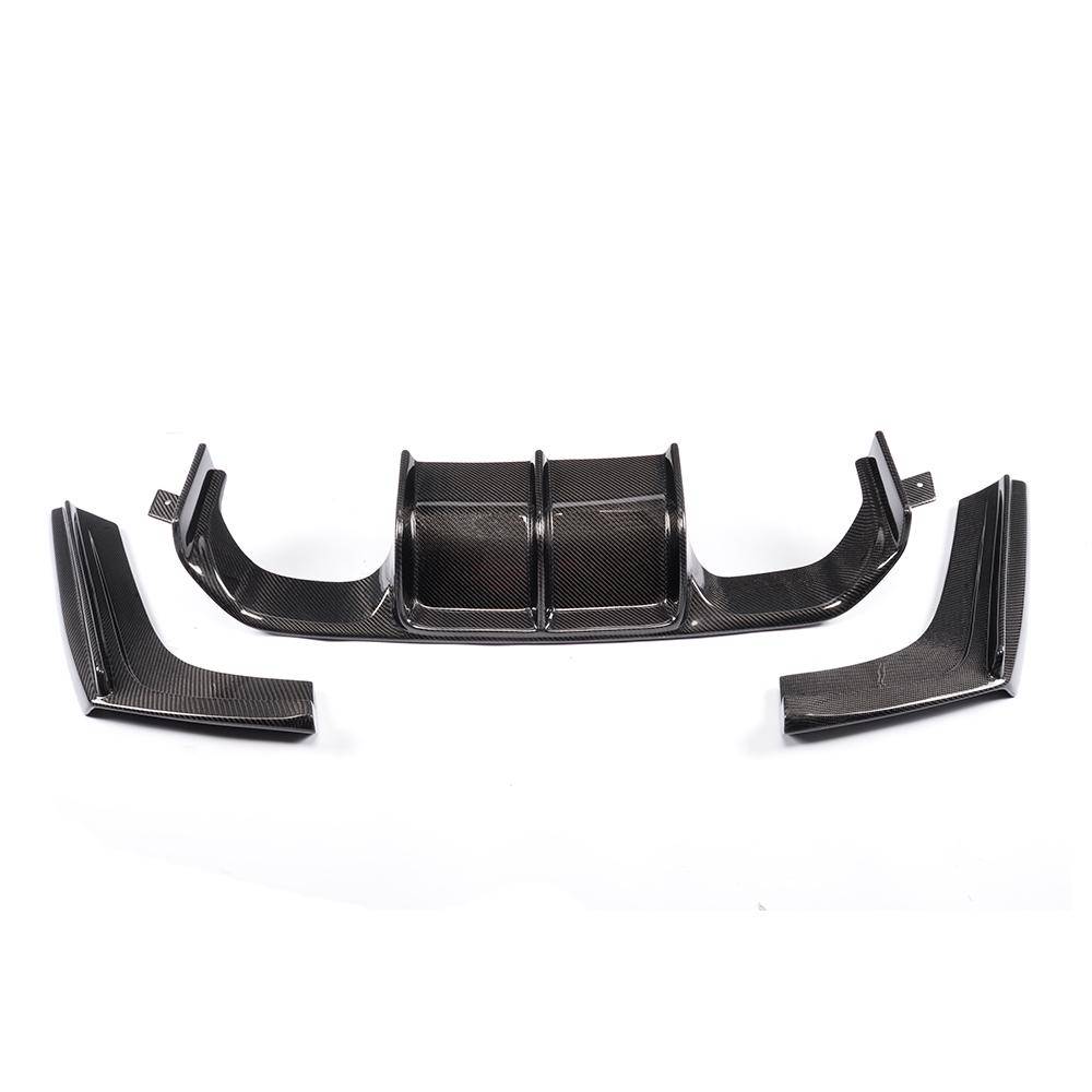Rennsieger™ | BMW M3 (14-19) | 3-Piece Apex Rear Diffuser | Carbon Fiber - Rennsieger