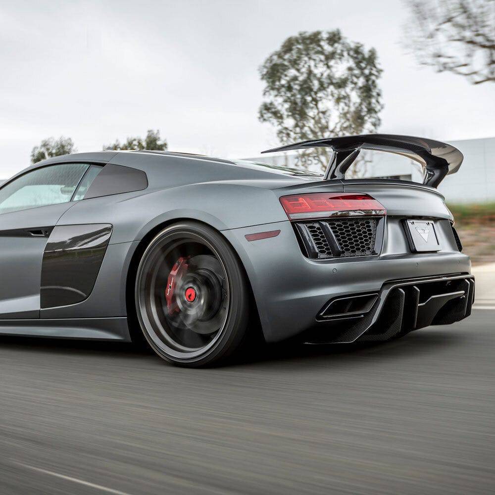 Rennsieger™ | Audi R8 (16-18) | V-Style Rear Diffuser | Carbon Fiber - Rennsieger