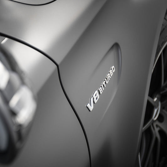 Mercedes-Benz Side Fender Emblem Badge - V8 BITURBO