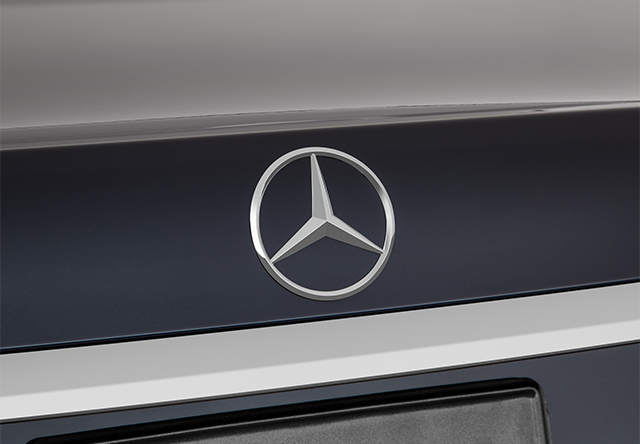 Mercedes-Benz Rear Trunk Star Emblem - Chrome