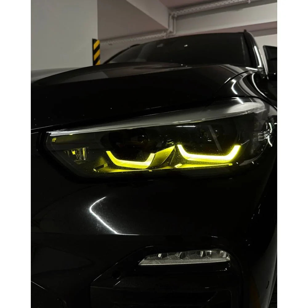 f96-x6m-csl-yellow-drl-fitted