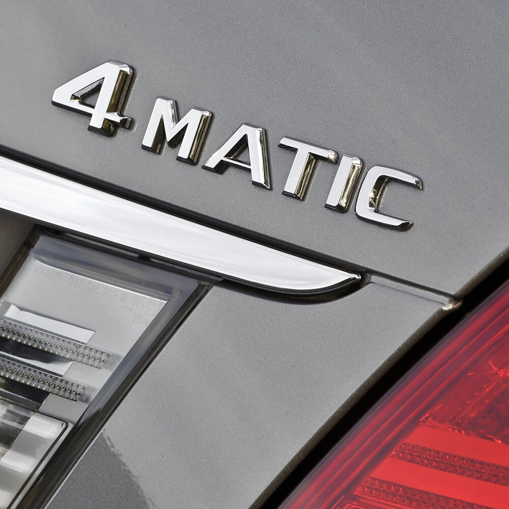 Mercedes-Benz 4Matic Trunk Badge - Chrome