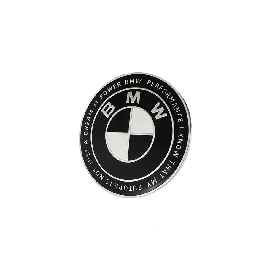 BMW 50th Anniversary Emblem - Black & White
