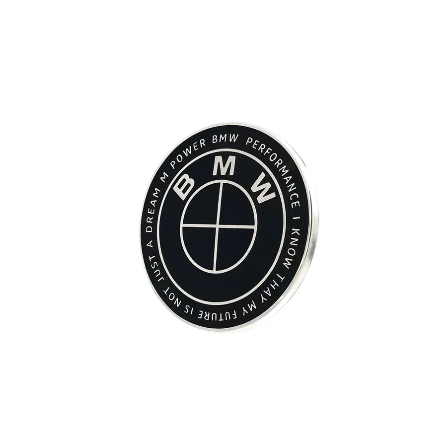 BMW 50th Anniversary Emblem - Full Black