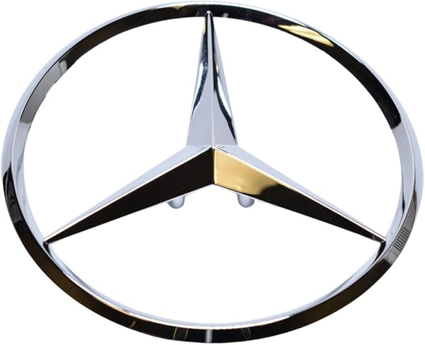Mercedes-Benz Rear Trunk Star Emblem - Chrome