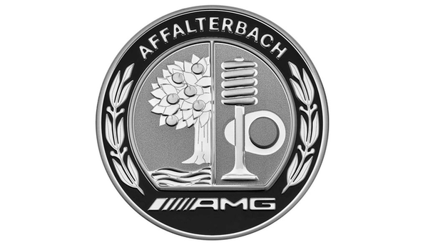 Mercedes-Benz Hood Emblem - Affalterbach Silver (57mm)