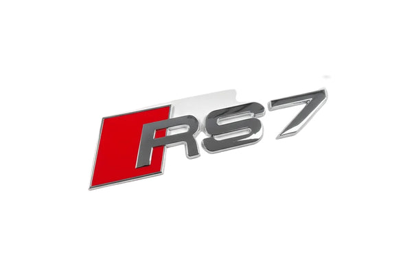 Audi RS7 Rear Trunk Badge - Chrome