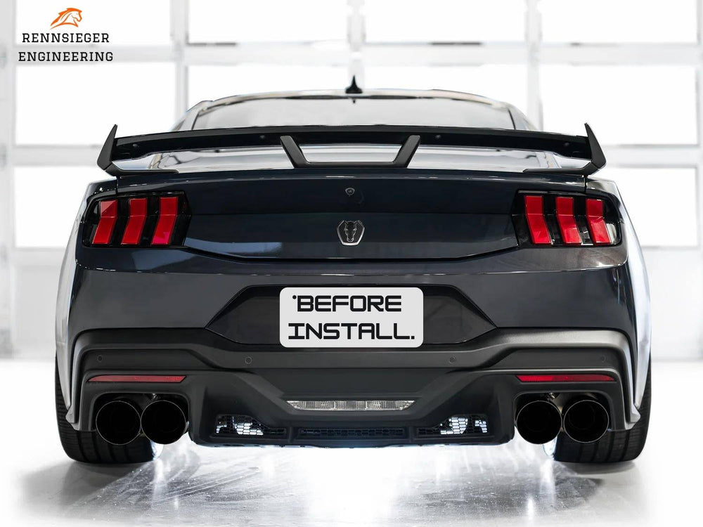 Rennsieger™ | Mustang | Rear Bumper Diffuser (S650) | Carbon Fiber - Rennsieger