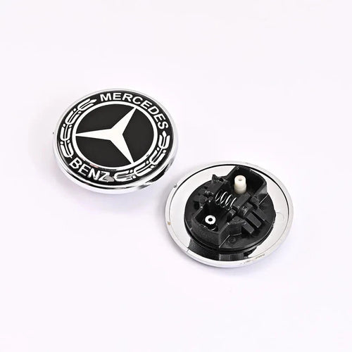 Mercedes-Benz Hood Star Emblem - Black (57mm)