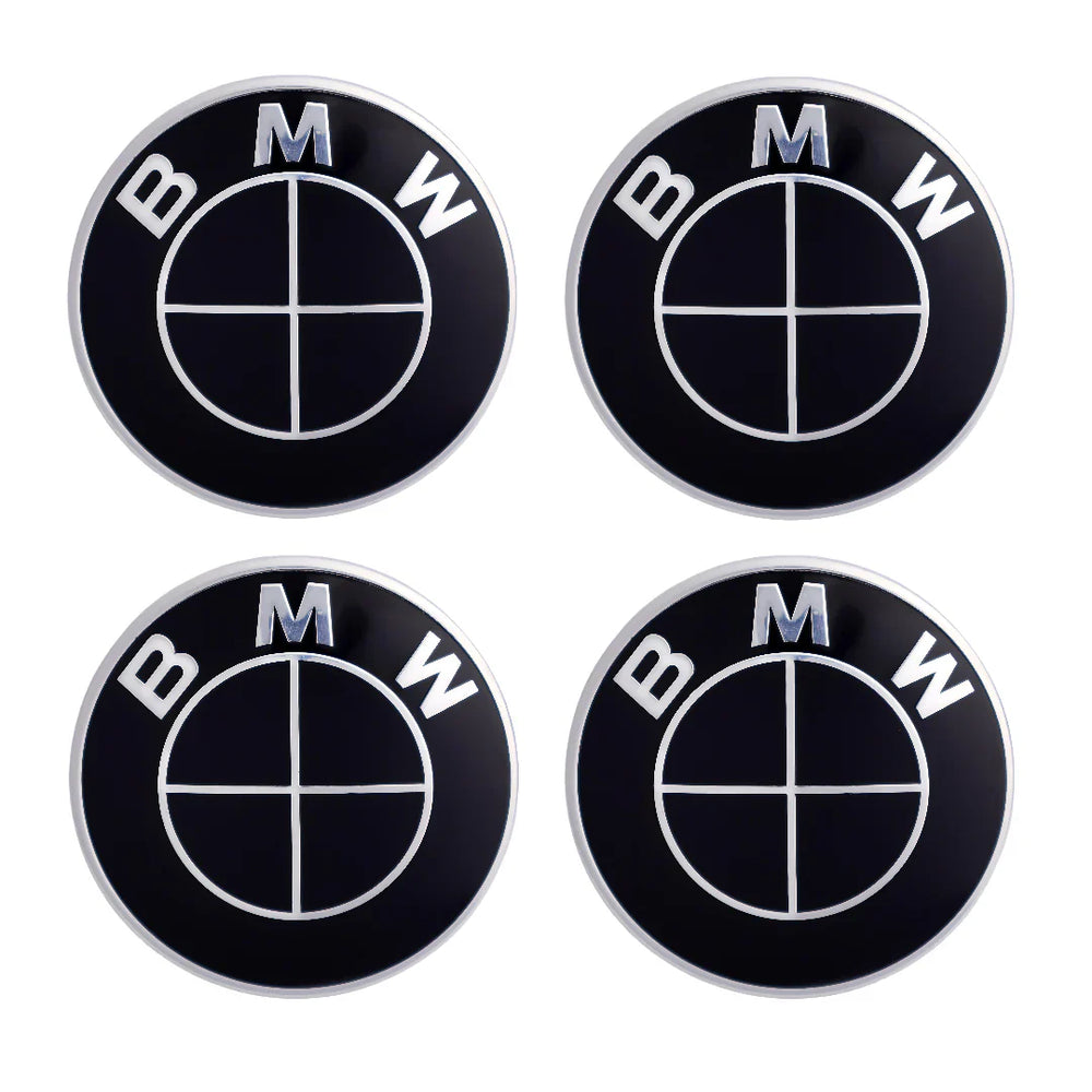 BMW Roundel Emblem - Full Black