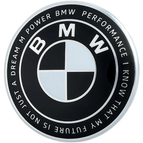 BMW 50th Anniversary Emblem - Black & White