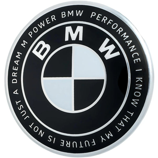 BMW 50th Anniversary Emblem - Black & White