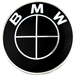 BMW Roundel Emblem - Full Black