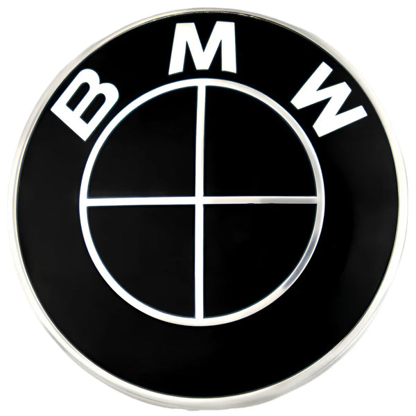 BMW Roundel Emblem - Full Black