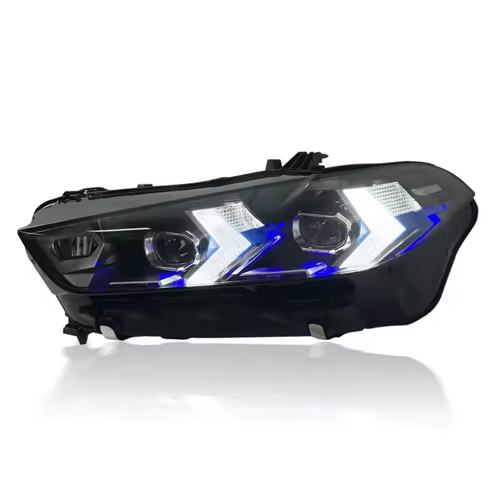 2024+ BMW X5 Snake Eyes LED Headlights | G05 G18 LCI Full Assembly