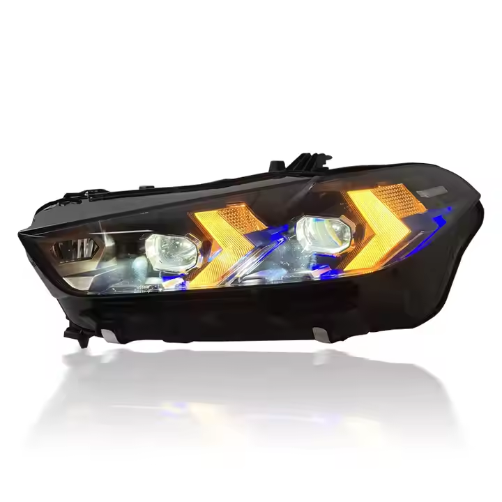 2024+ BMW X5 Snake Eyes LED Headlights | G05 G18 LCI Full Assembly
