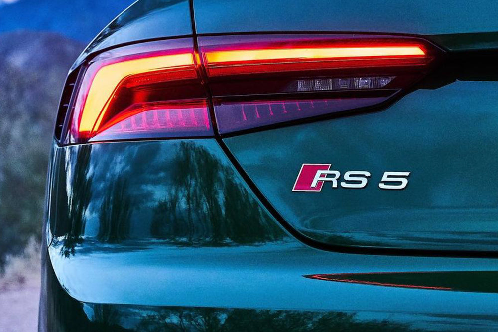 Audi RS5 Rear Trunk Badge - Chrome