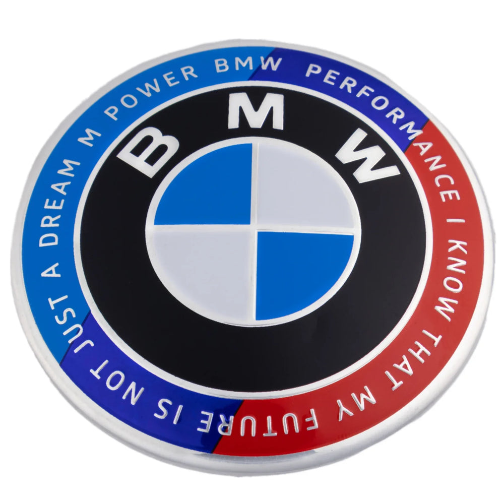 BMW 50th Anniversary Emblem - Blue & Red