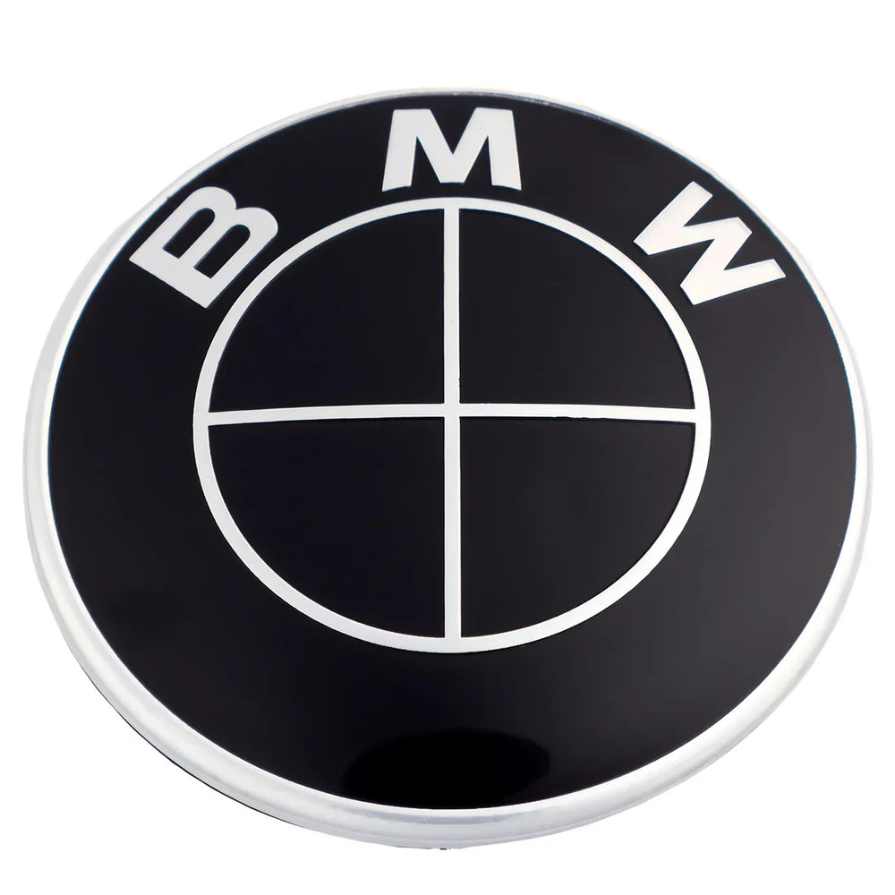 BMW Roundel Emblem - Full Black