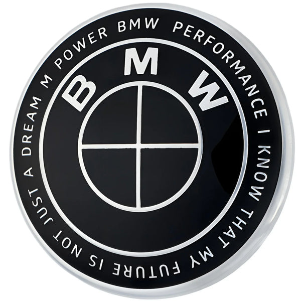 BMW 50th Anniversary Emblem - Full Black