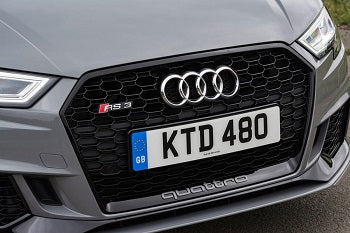 Audi Rings Front Grille Emblem - Chrome