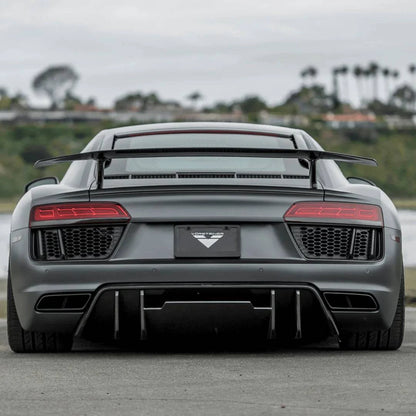 Rennsieger™ |  Audi R8 (16-18) | V-Style Rear Diffuser | Carbon Fiber - Rennsieger