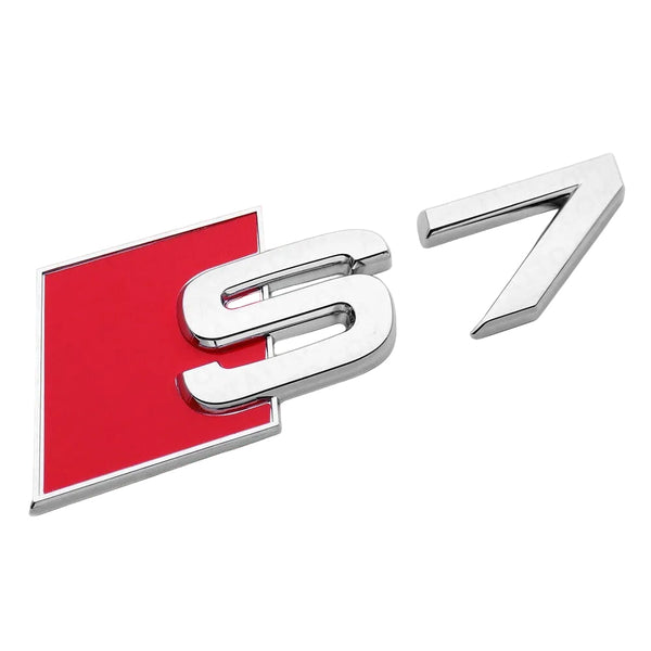 Audi S7 Rear Trunk Badge - Chrome