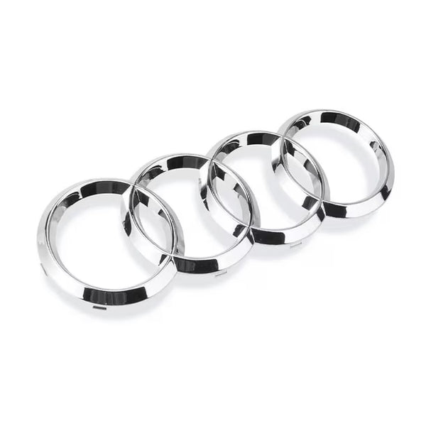 Audi Rings Rear Trunk Emblem - Chrome