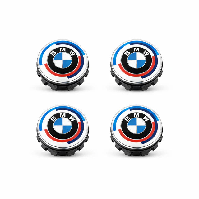 BMW Floating Wheel Centre Cap Set - 50th Anniversary