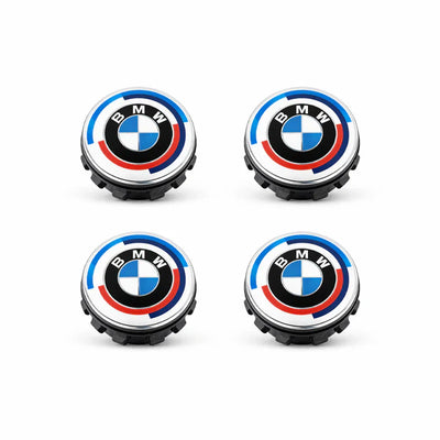 BMW Floating Wheel Centre Caps - 50th Anniversary