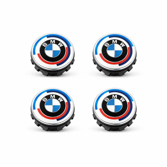 BMW Floating Wheel Centre Cap Set - 50th Anniversary