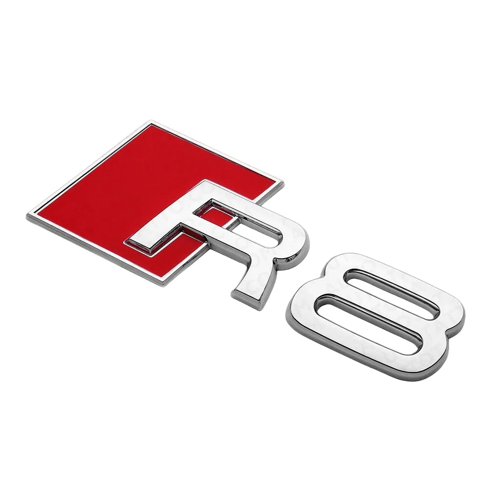 Audi R8 Rear Trunk Badge - Chrome