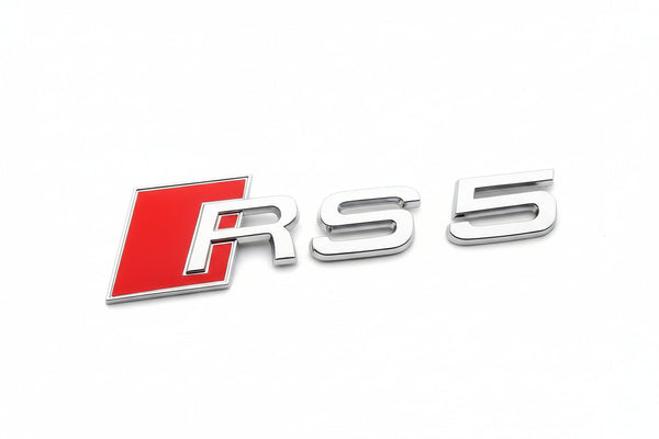 Audi RS5 Rear Trunk Badge - Chrome