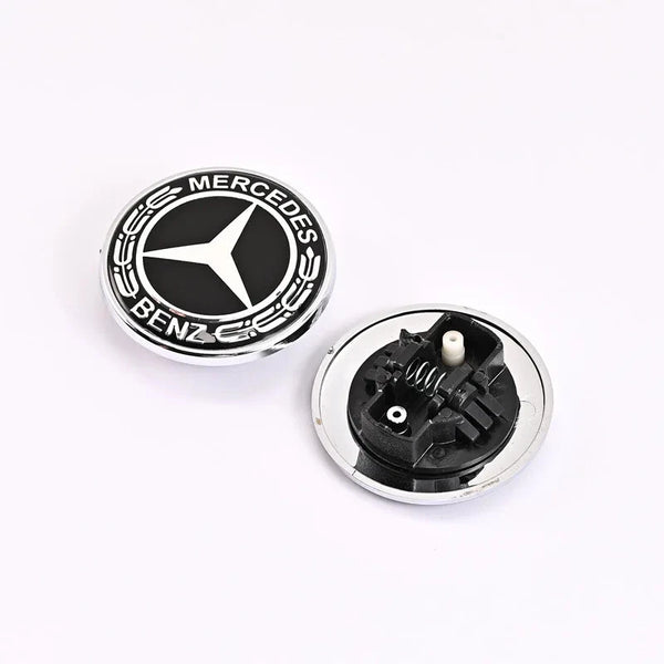 Mercedes-Benz Hood Star Emblem - Black (57mm)