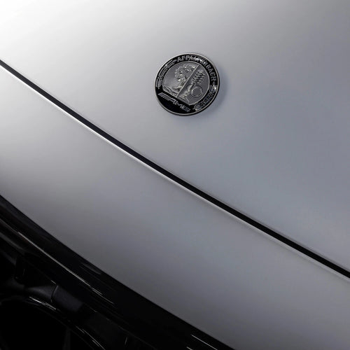 Mercedes-Benz Hood Emblem - Affalterbach Silver (57mm)