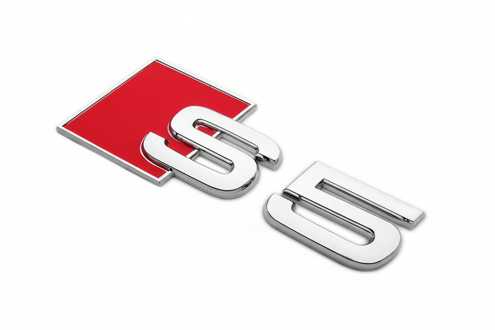 Audi S5 Rear Trunk Badge - Chrome