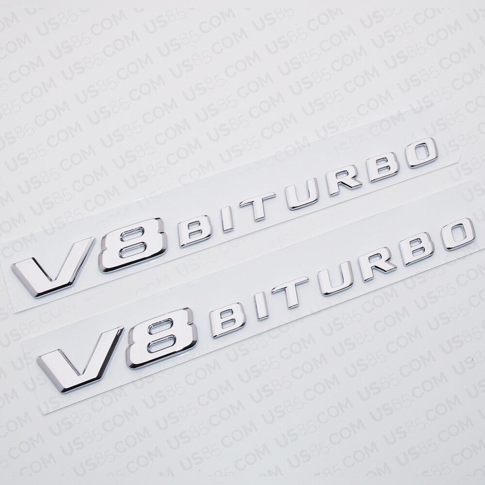 Mercedes-Benz V8 Biturbo Fender Badge