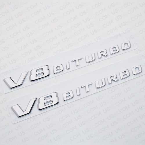 Mercedes-Benz V8 Biturbo Fender Badge
